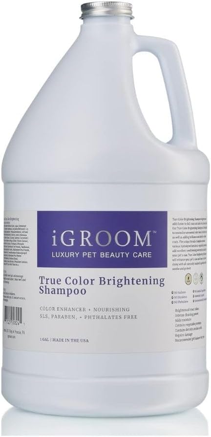 igroom true color dog shampoo, luxury pet beauty, main product view