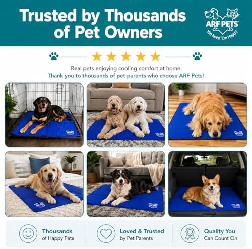arf pets dog cooling mat - solid gel, close-up detail
