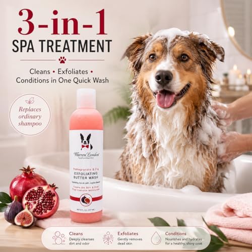 warren london exfoliating butter wash dog shampoo –, close-up detail