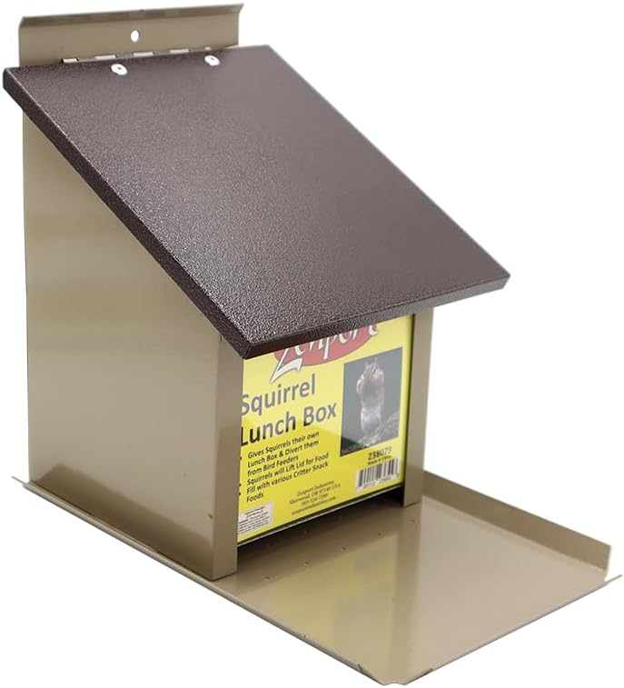 squirrel lunch box hopper bird feeder - 6, main product view