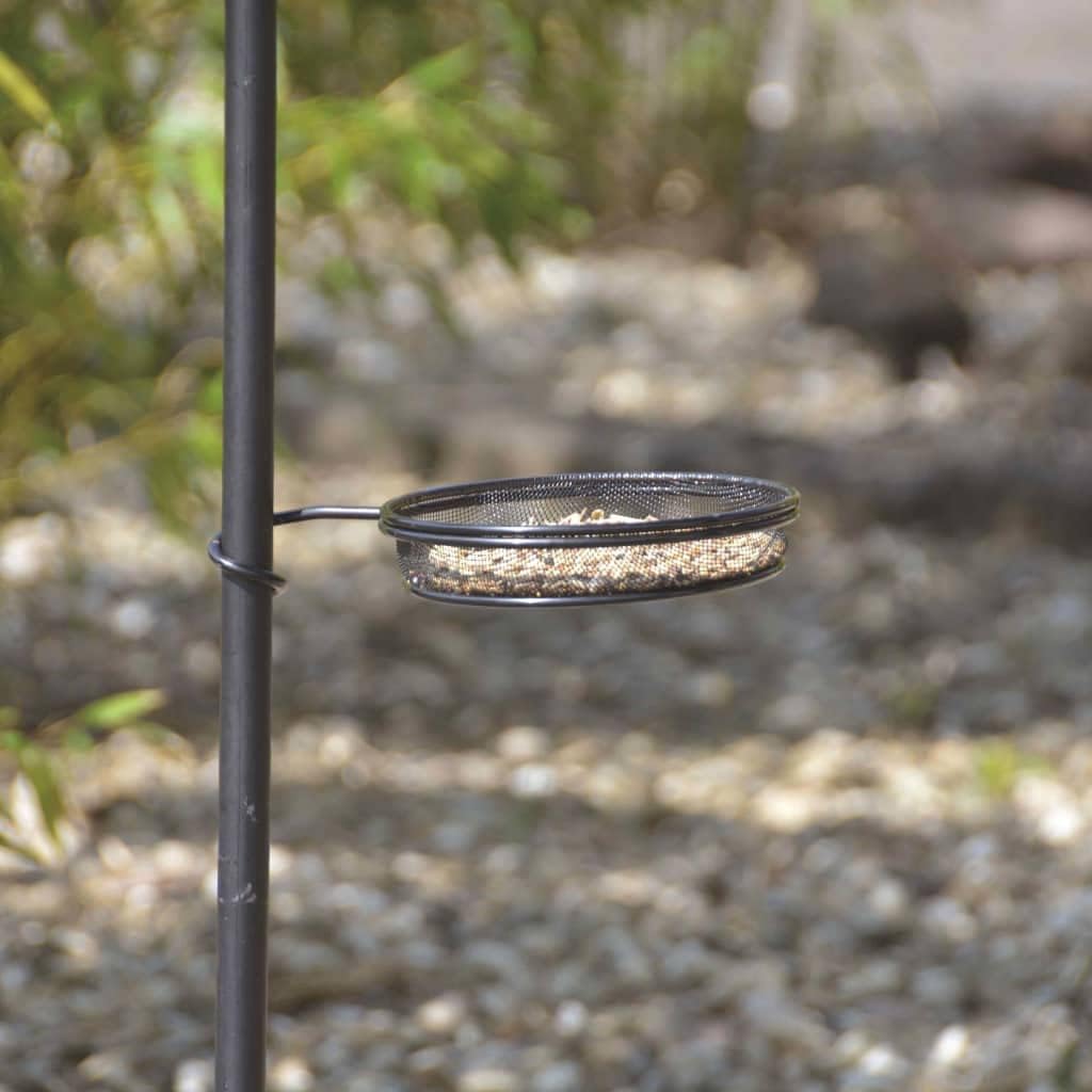 esschert design fb405 series bird station, side view