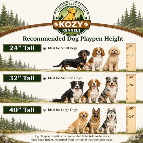 dog playpen w/square bottom floor cover - 32, package contents