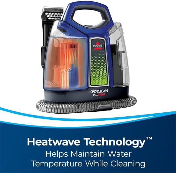 bissell - portable carpet cleaner - spotclean proheat, side view