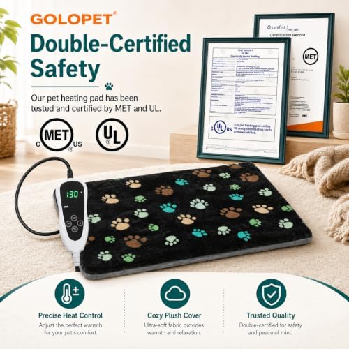 golopet large dog heating pad 36x24 in with, package contents