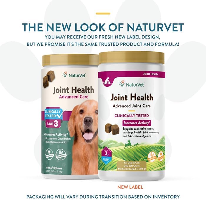 naturvet, joint health soft chews, 20.3 ounce, 240 shown in use