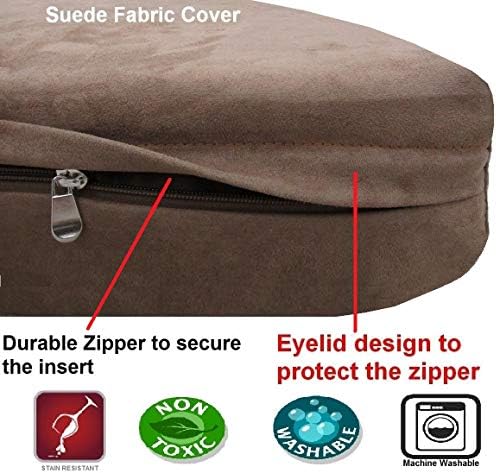 dogbed4less xxl orthopedic extreme comfort memory foam dog showing dimensions