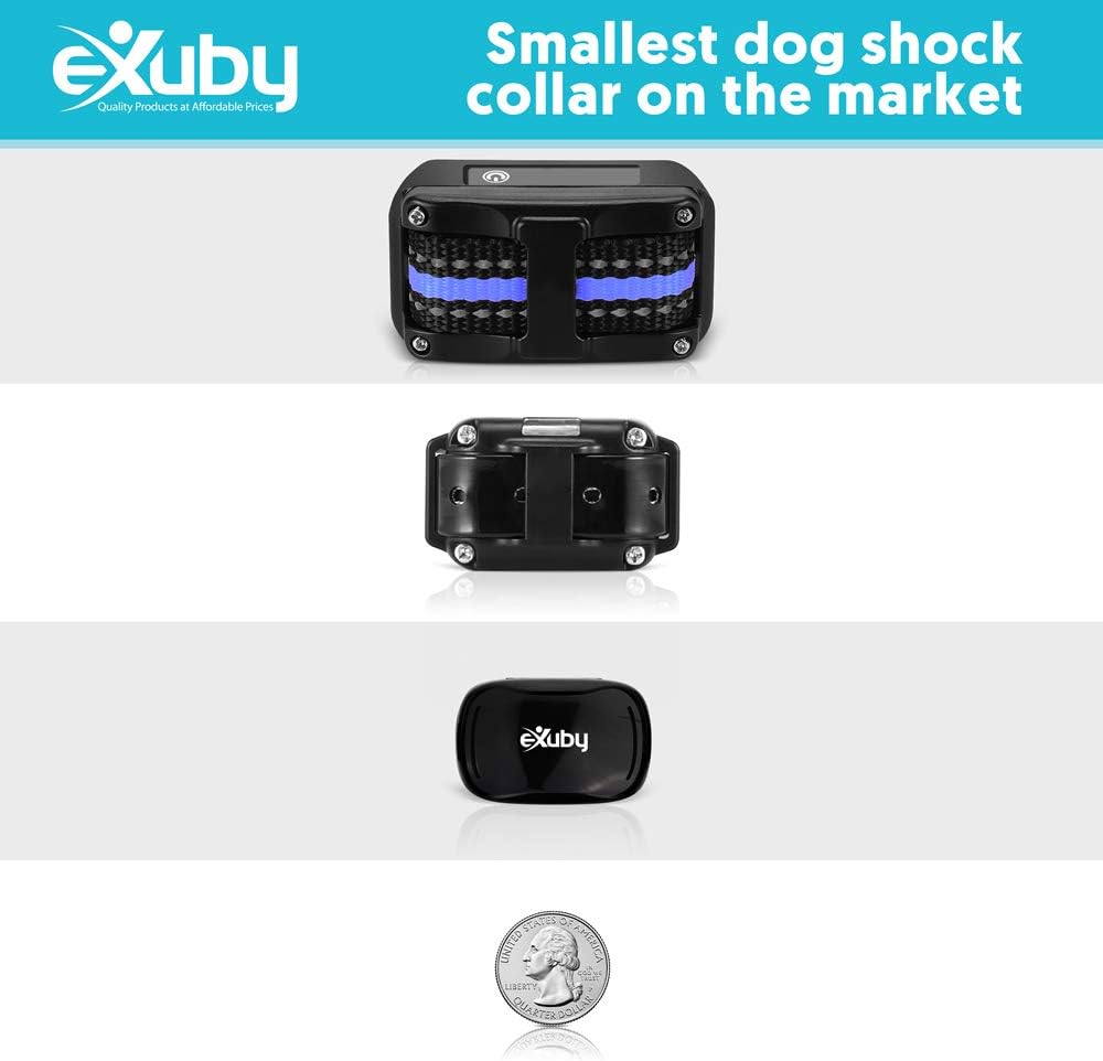 exuby - tiny shock collar for small dogs, close-up detail