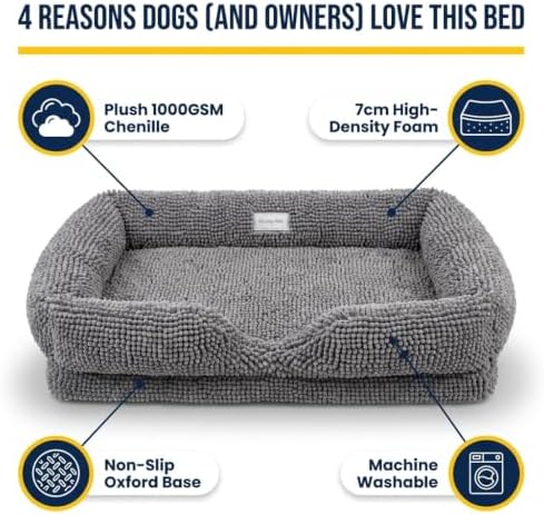 muddy mat® cloud k-9 rectangle dog bed for, close-up detail