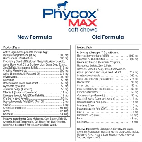 phycox max dog joint supplement soft chews,90 ct,(pack shown in use