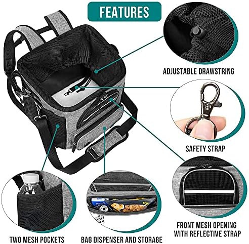 petami dog bike basket, soft-sided ventilated pet carrier, close-up detail