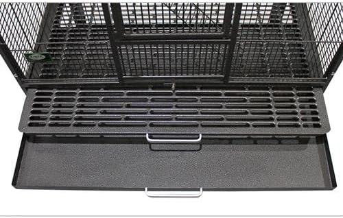 congo cage - durable 68" tall cage, side view