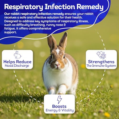 healthyanimals4ever ha4e - rabbit respiratory treatment - support, side view
