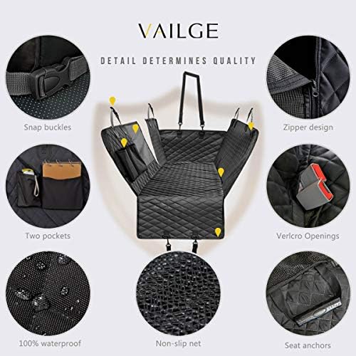 vailge dog car seat cover for back seat, package contents