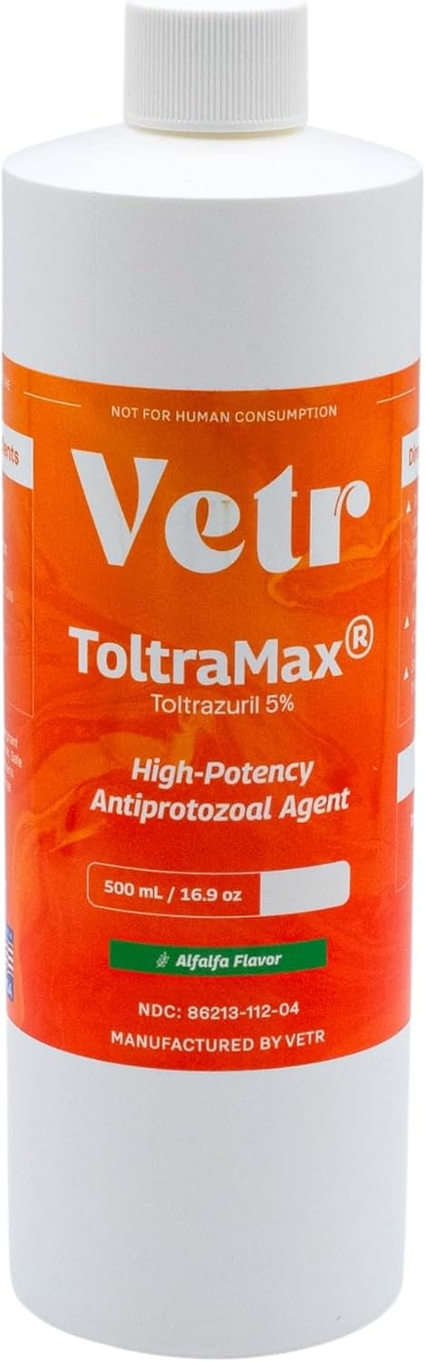 toltrazuril 5.0% for horses, dogs, cats, 500ml/16 ounce, main product view