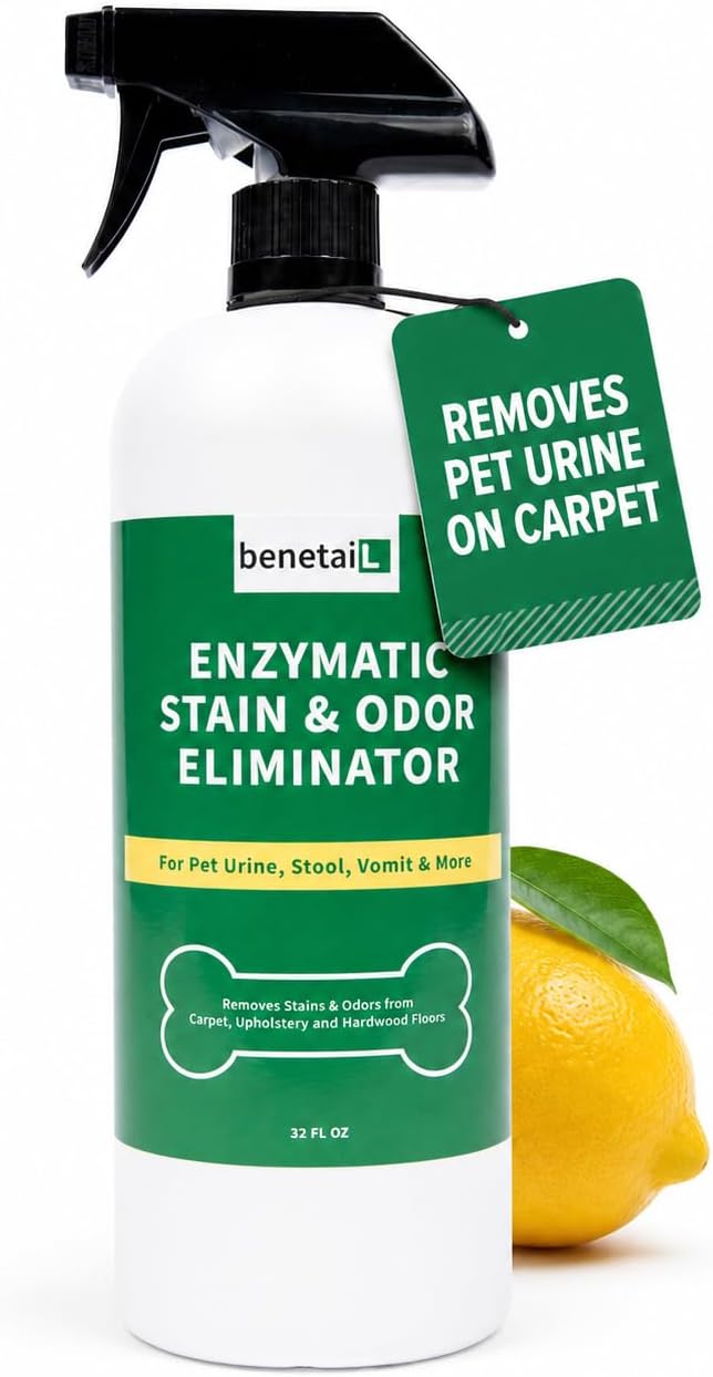 enzymatic cleaner for dog & cat urine, stain, main product view