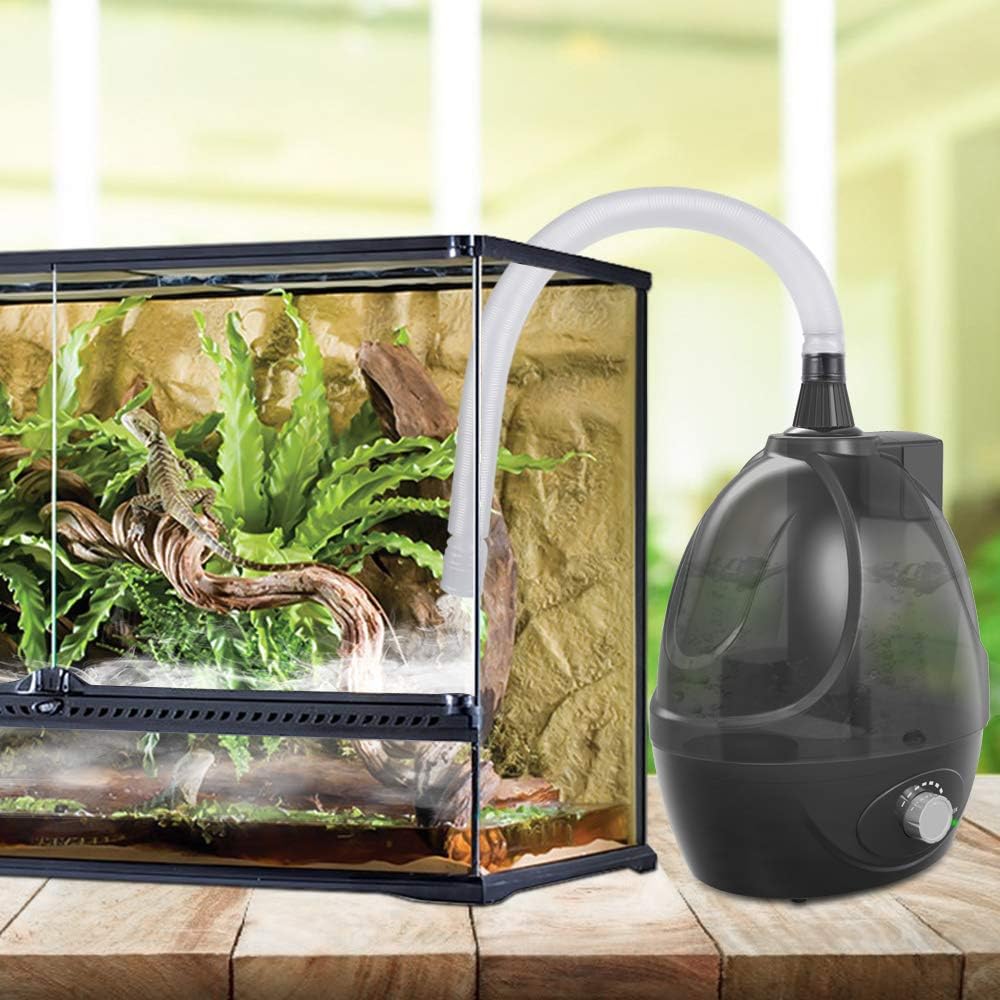 betazooer reptile humidifier mister fogger extension amphibians snake shown in use