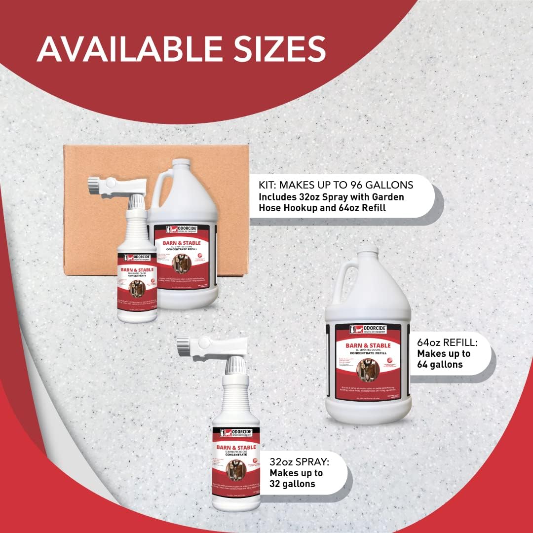 odorcide barn & stable odor eliminator for strong, close-up detail