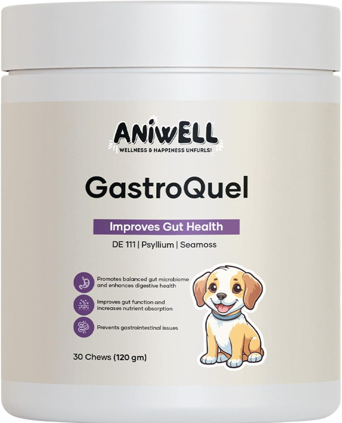 gastroquel probiotics for dogs – yeast infection support, main product view