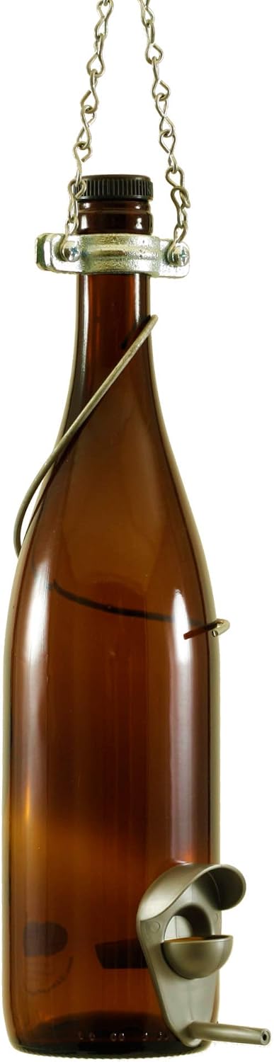 blue ridge mountain wine bottle bird feeders, backyard, main product view