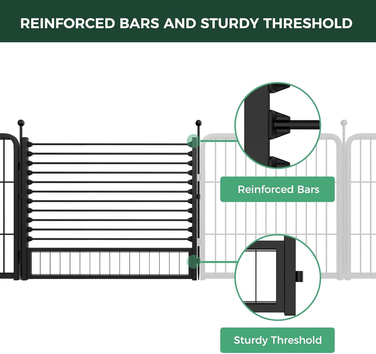 fxw rv step grid, dog barrier for rv, side view