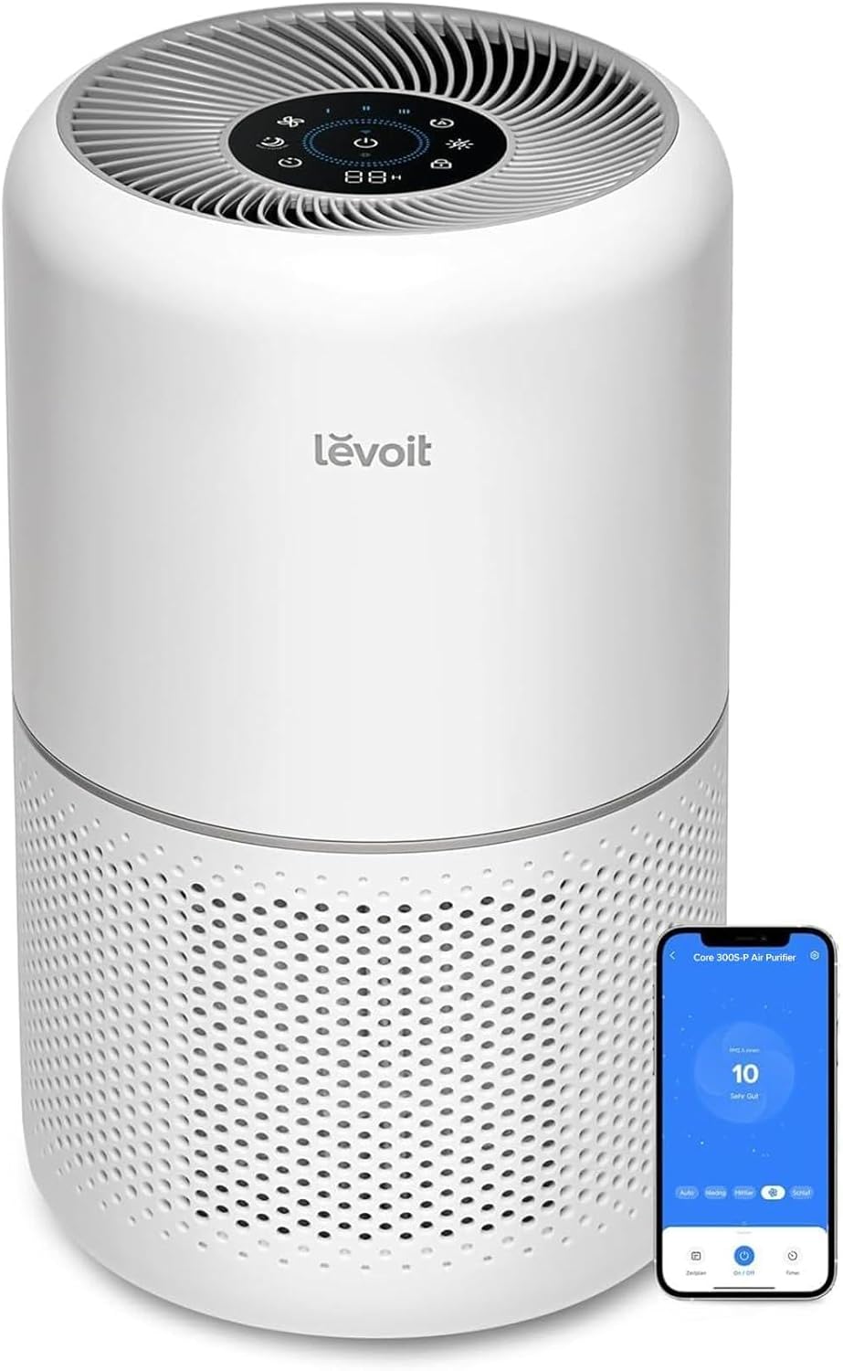 levoit air purifiers for home pets bedroom, smart, main product view