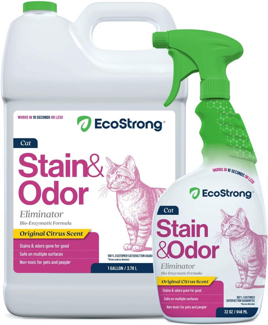eco strong cat stain and odor remover| enzyme, main product view