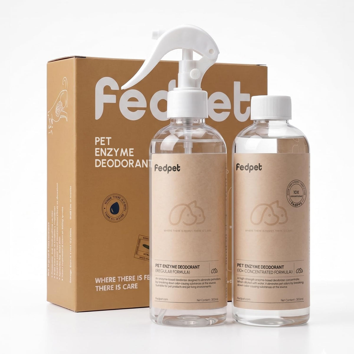 pet odor eliminator spray & 10x concentrate kit, main product view