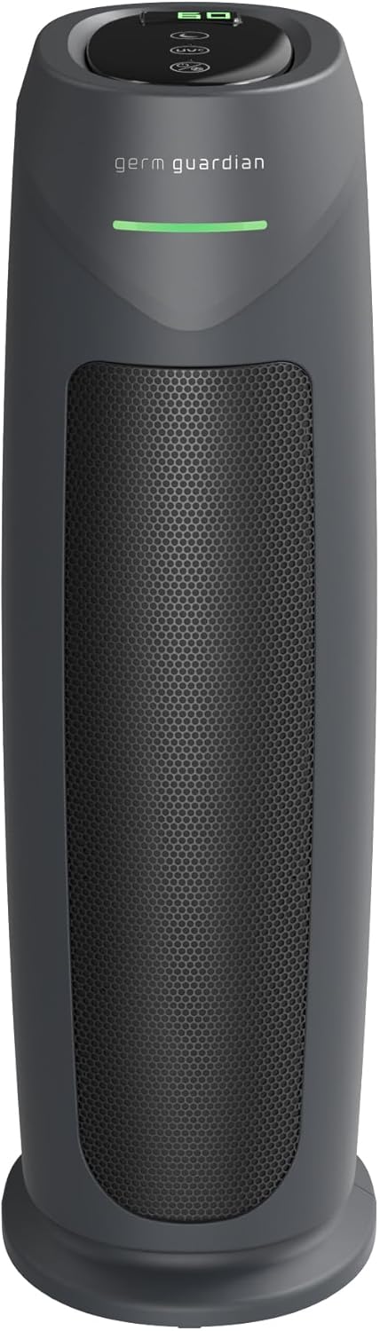 germguardian hepa indoor large room air purifier for, main product view