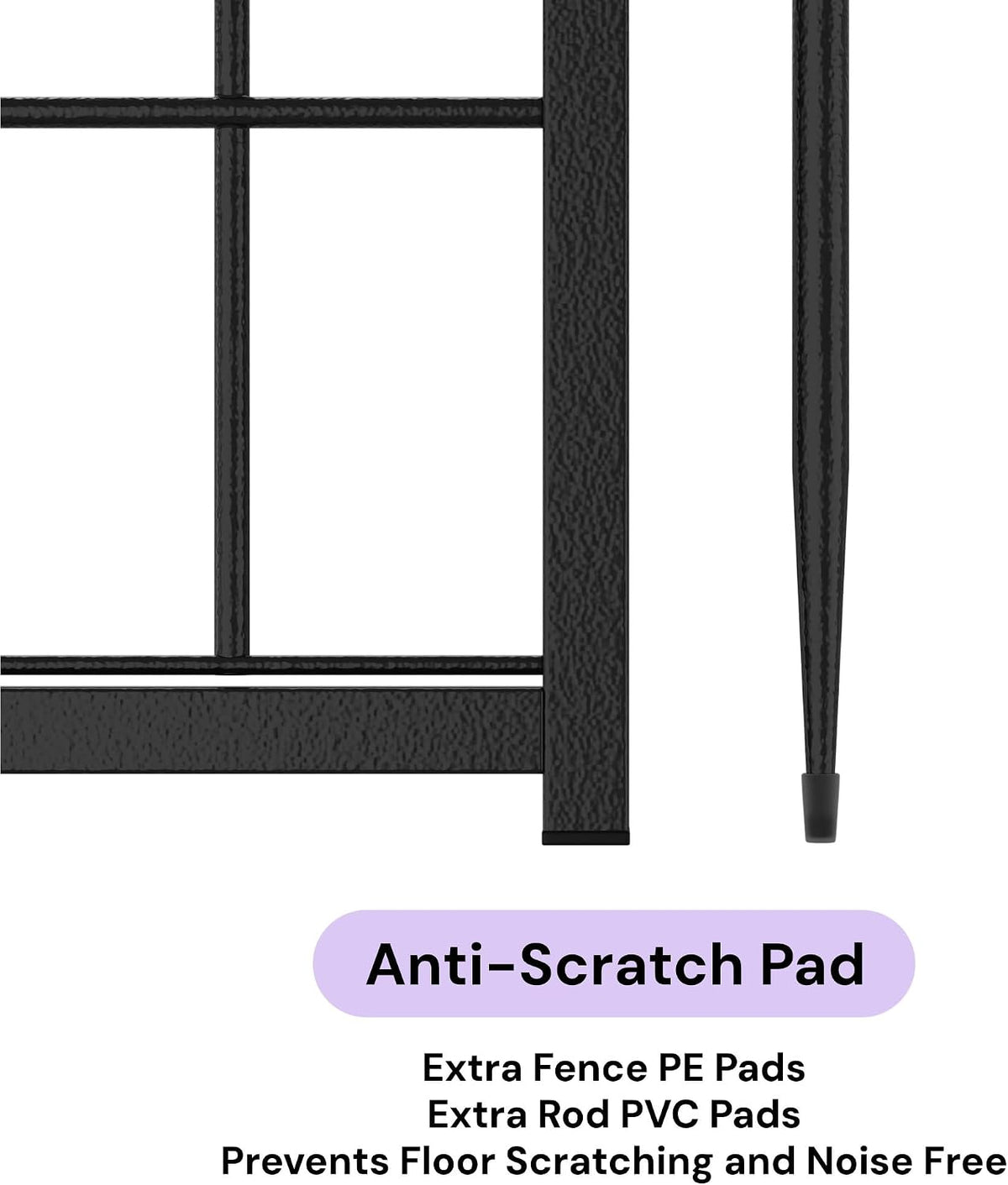 sunsgrove 40 inch 2 panels dog playpen outdoor showing dimensions