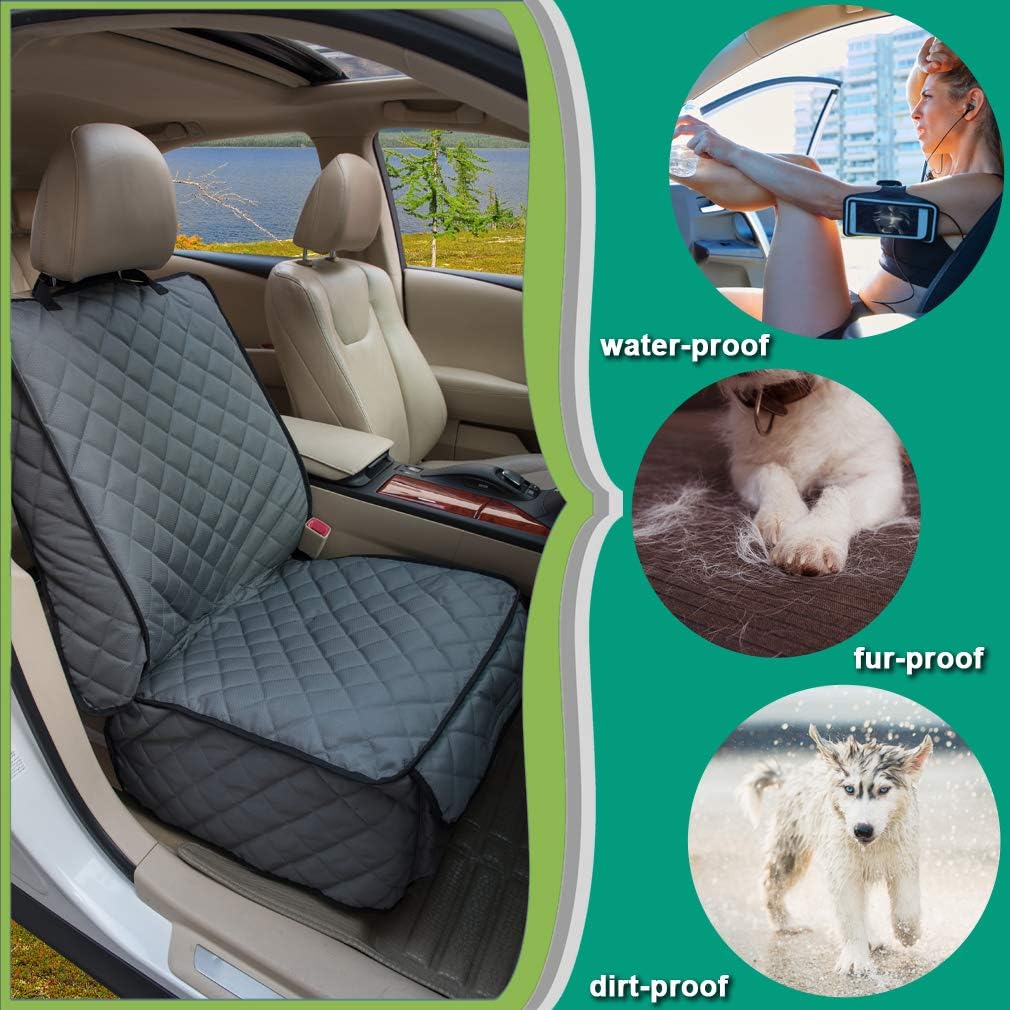 waterproof front seat cover dog car seat covers shown in use