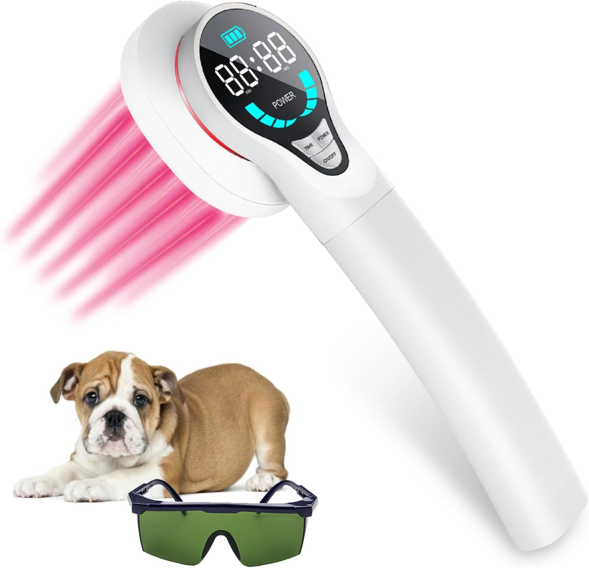 cold therapy device for dogs - infrared red, main product view