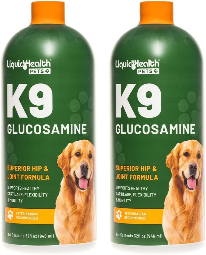 liquidhealth pets k9 liquid glucosamine for dogs, puppies, main product view