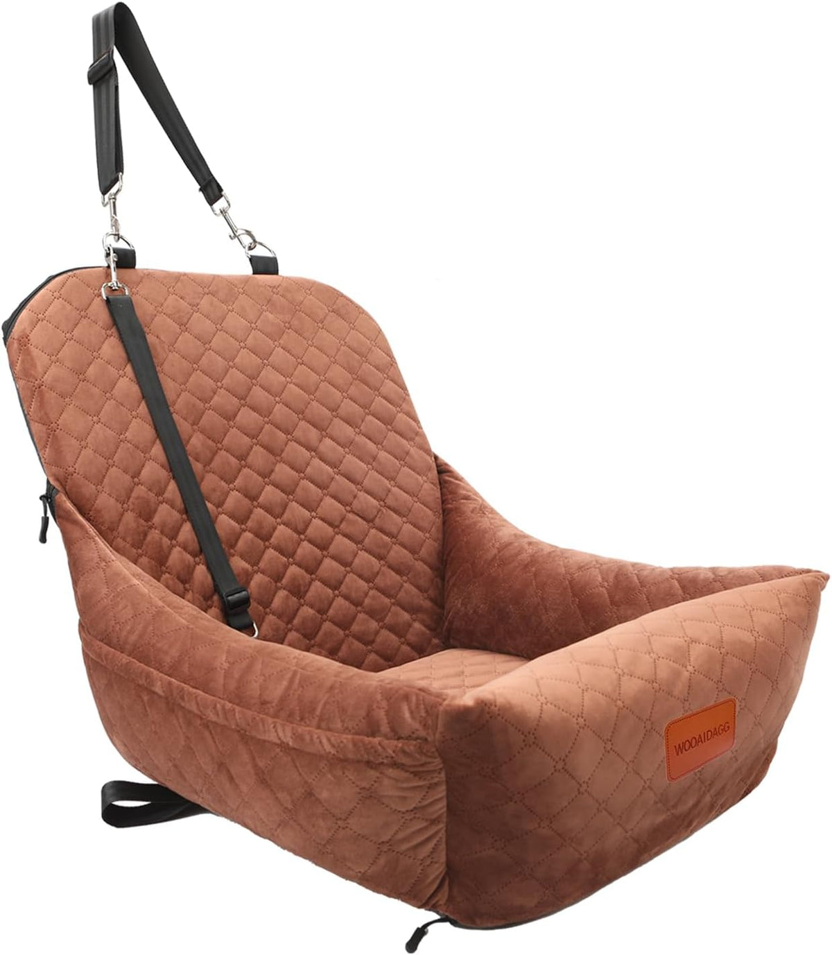 wooaidagg dog car seat for small dogs,covered soft, main product view