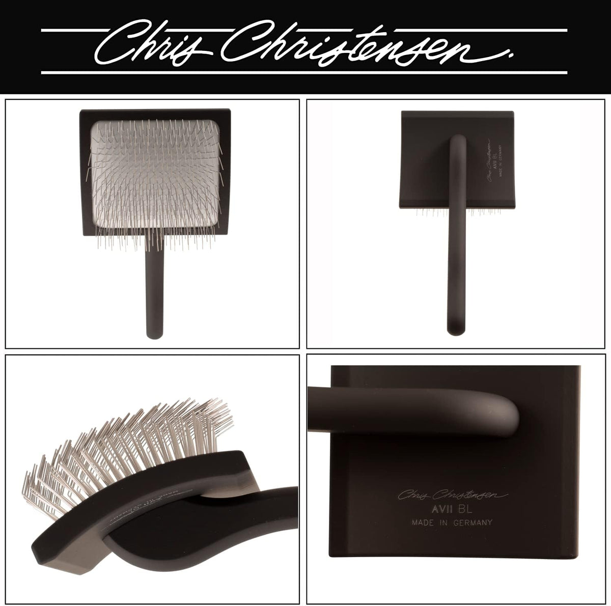 chris christensen shampoo bundle - white on white showing dimensions