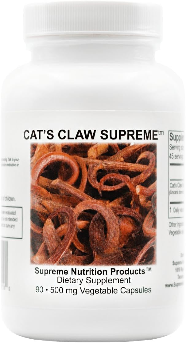 supreme nutrition cat’s claw supreme, 90 pure cat’s, main product view