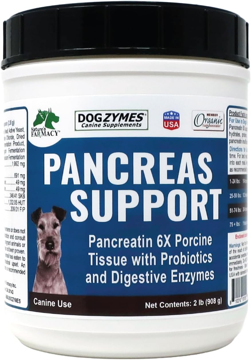 dogzymes pancreas support (2 pound), main product view