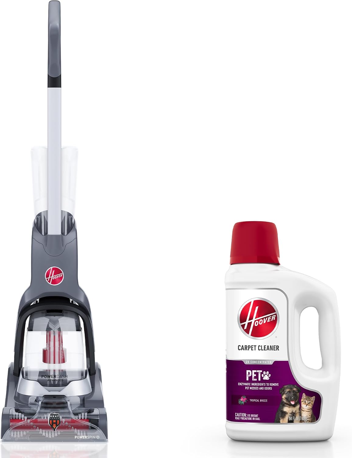 hoover powerdash pet advanced compact carpet cleaner machine, main product view