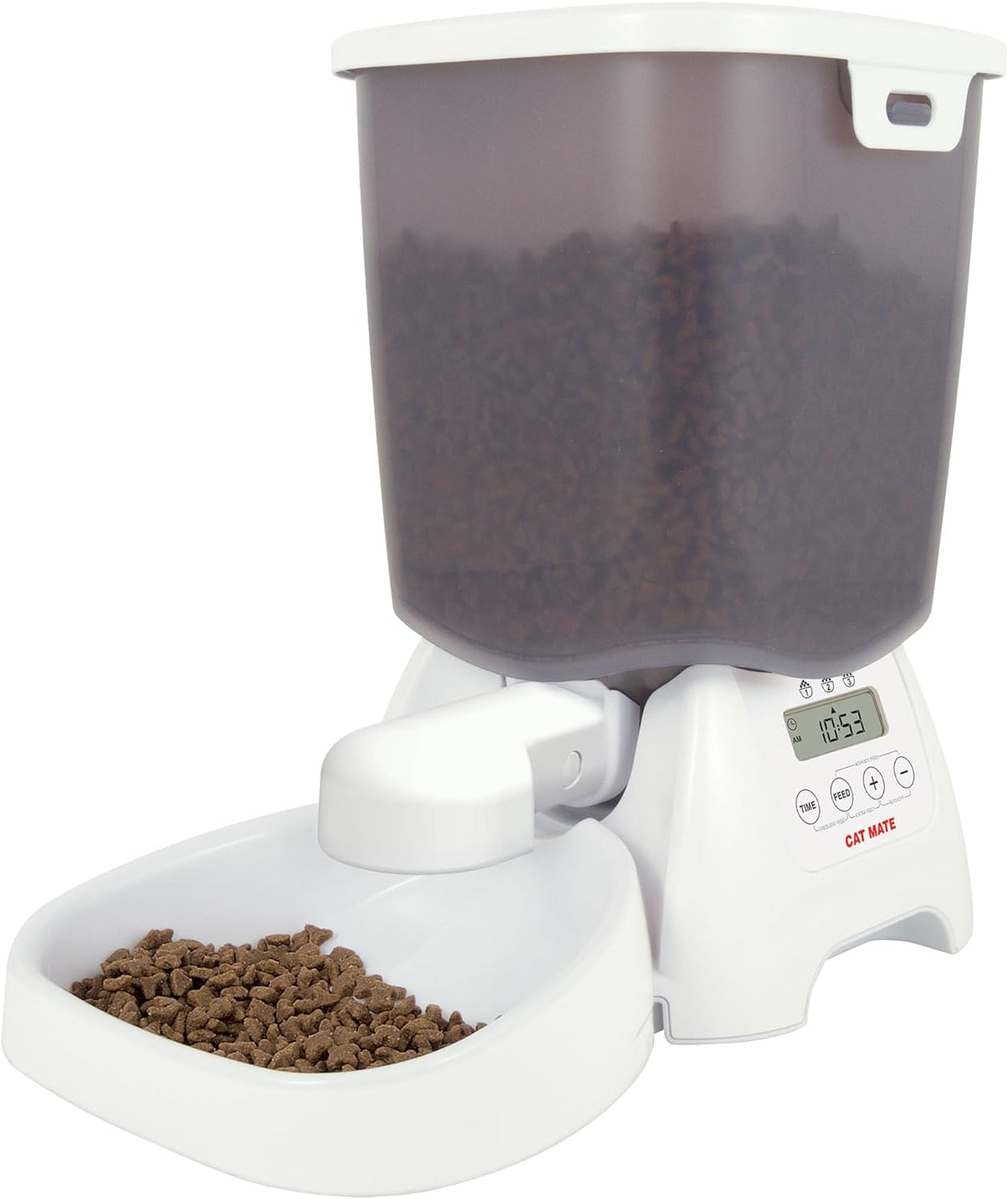 cat mate multi-meal automatic dry food dispenser, 3kg, main product view
