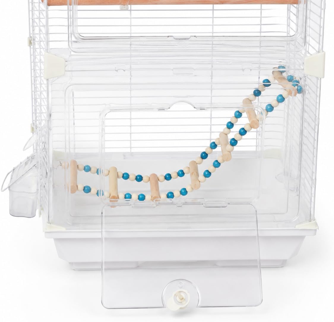 25 inch iron bird cage for small to, close-up detail