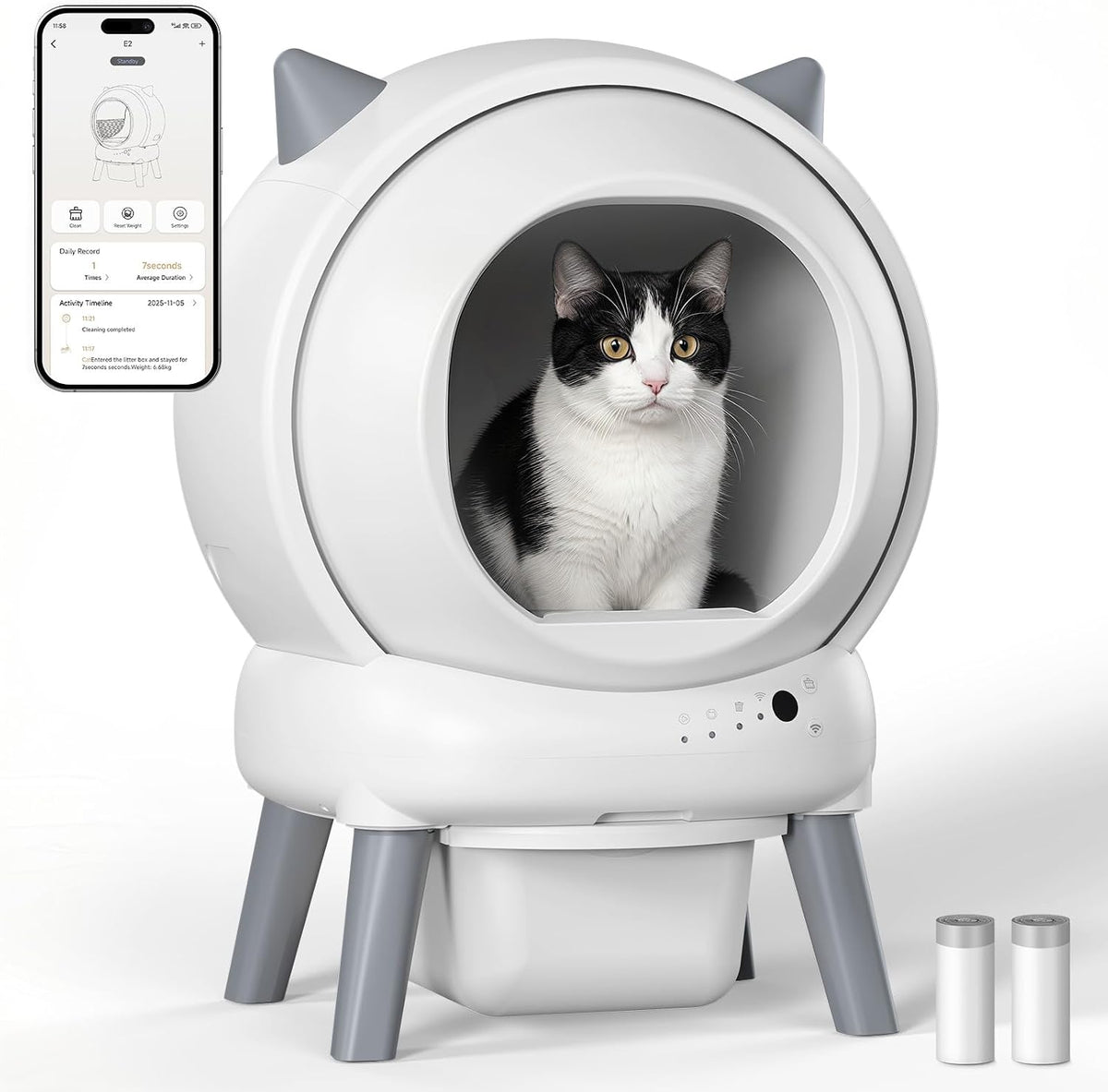 self cleaning automatic cat litter box e2 smart, main product view
