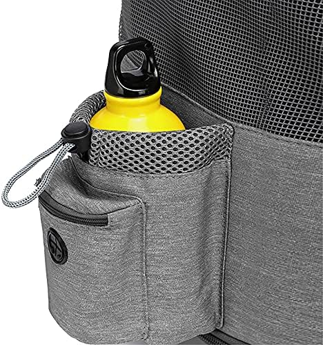 wheeled pet carrier backpack pet stroller, travel carrier showing dimensions