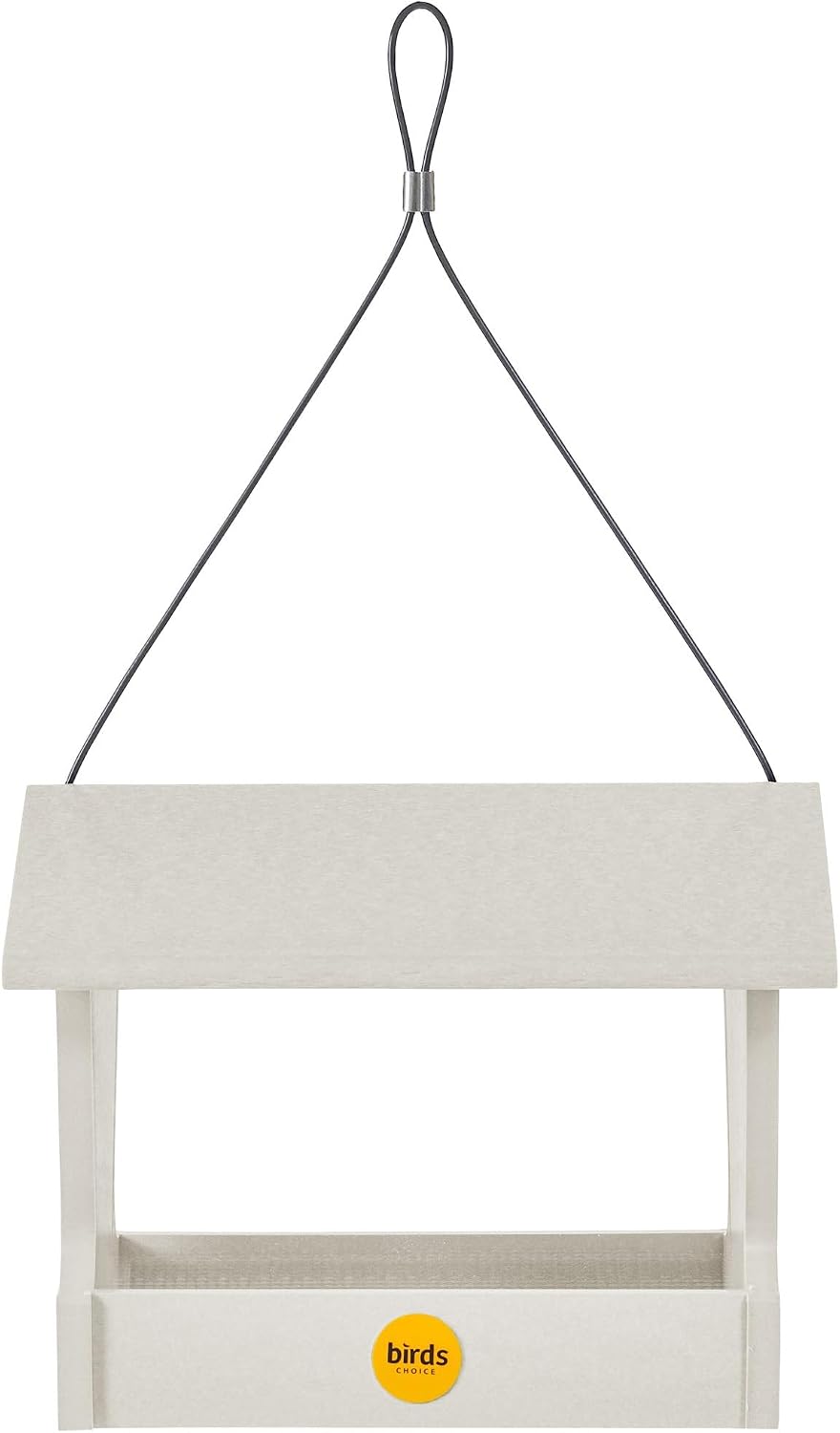 birds choice medium hopper bird feeder | 3lb shown in use