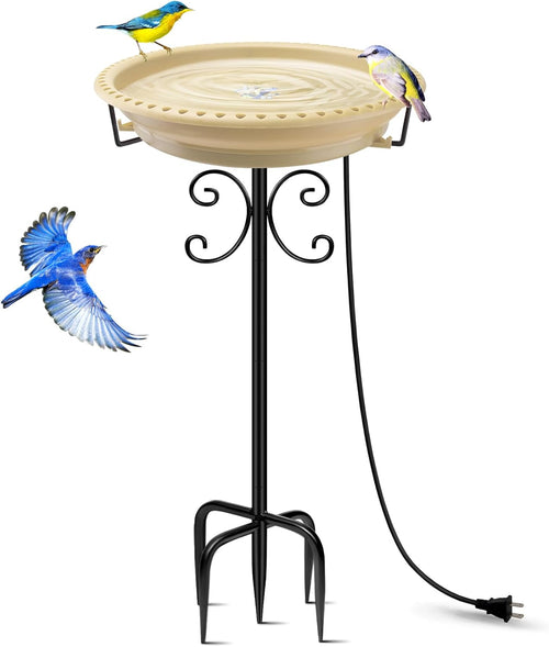 100w heated bird baths for outdoors, heated birdbath, main product view