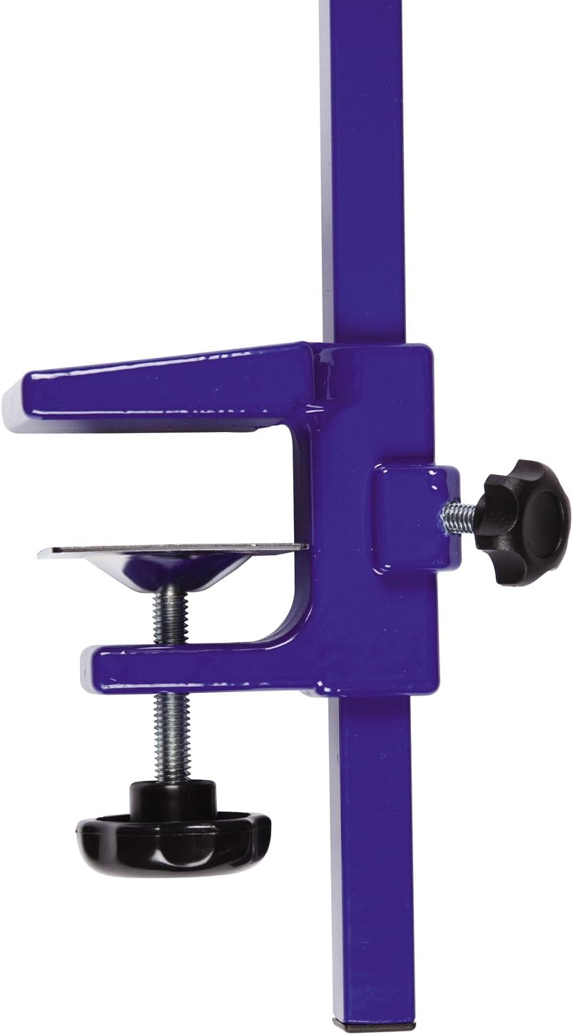 pet edge master equipment blue aluminum pet grooming shown in use