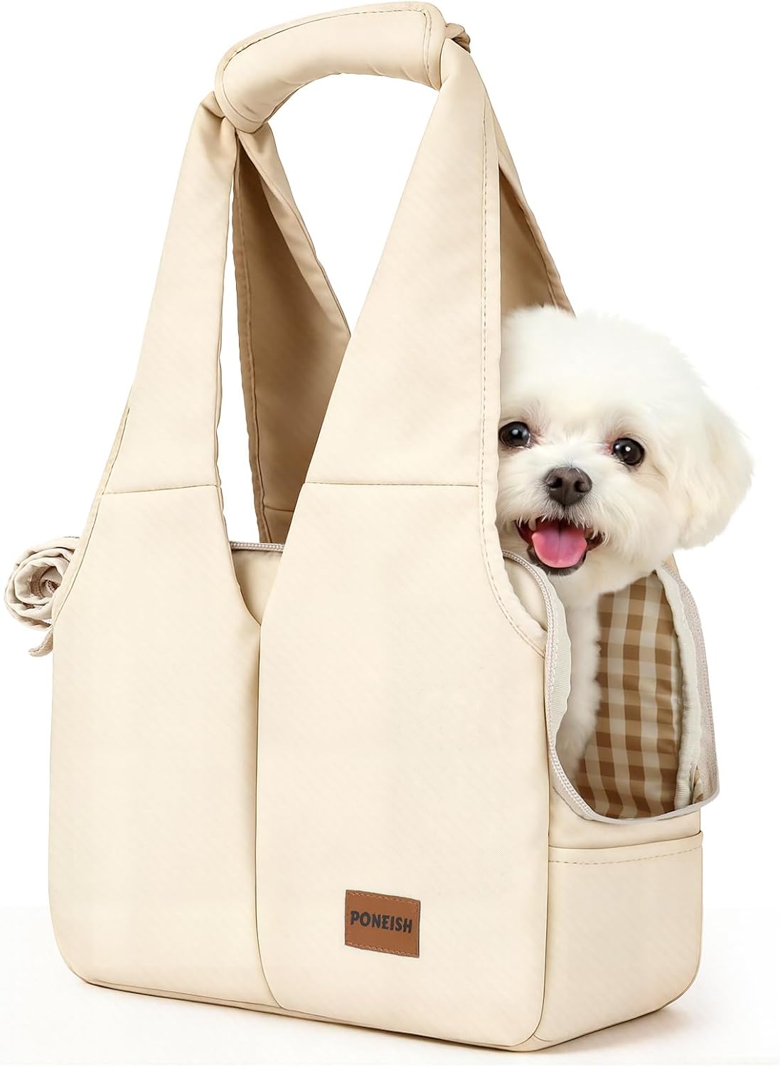 dog purse carrier for small dogs and cats, main product view