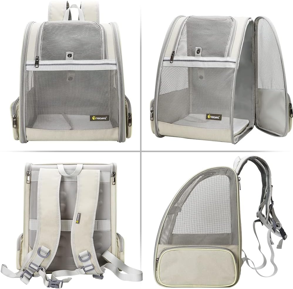 texsens innovative traveler bubble backpack pet carriers for, close-up detail