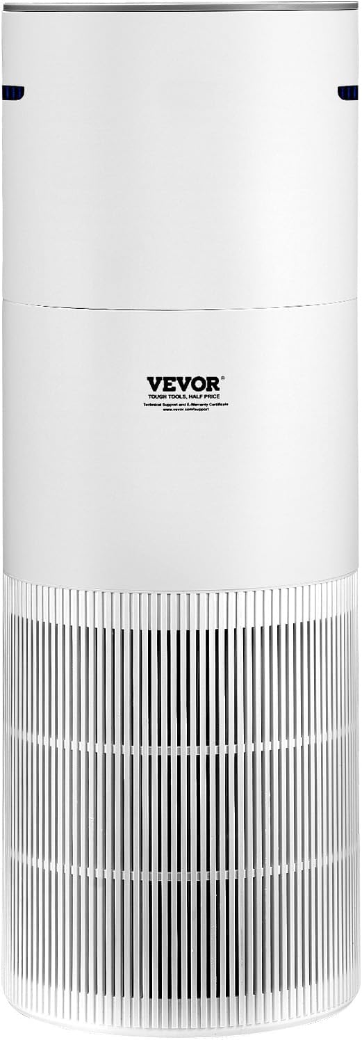 vevor 2 in 1 air purifier with humidifier, side view