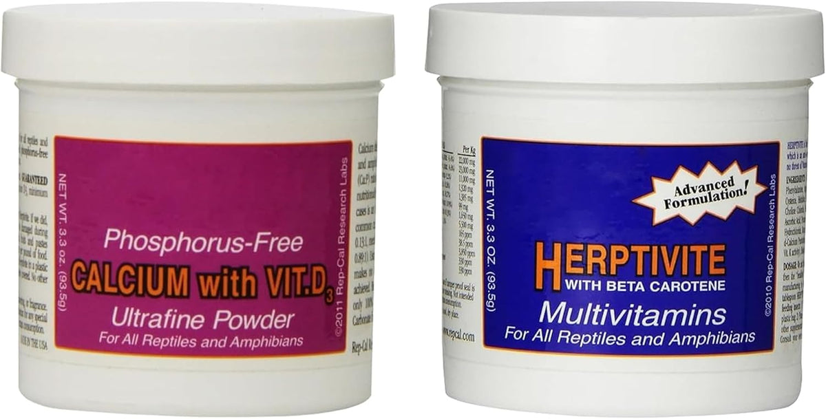 reptile calcium with d3 3.3 oz. herptivite multivitamin, main product view