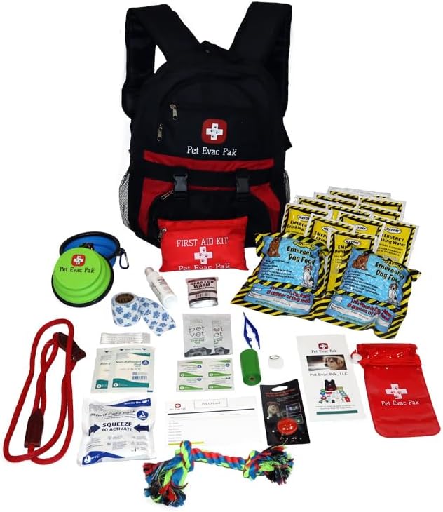 pet evacuation survival kit for small to medium, main product view