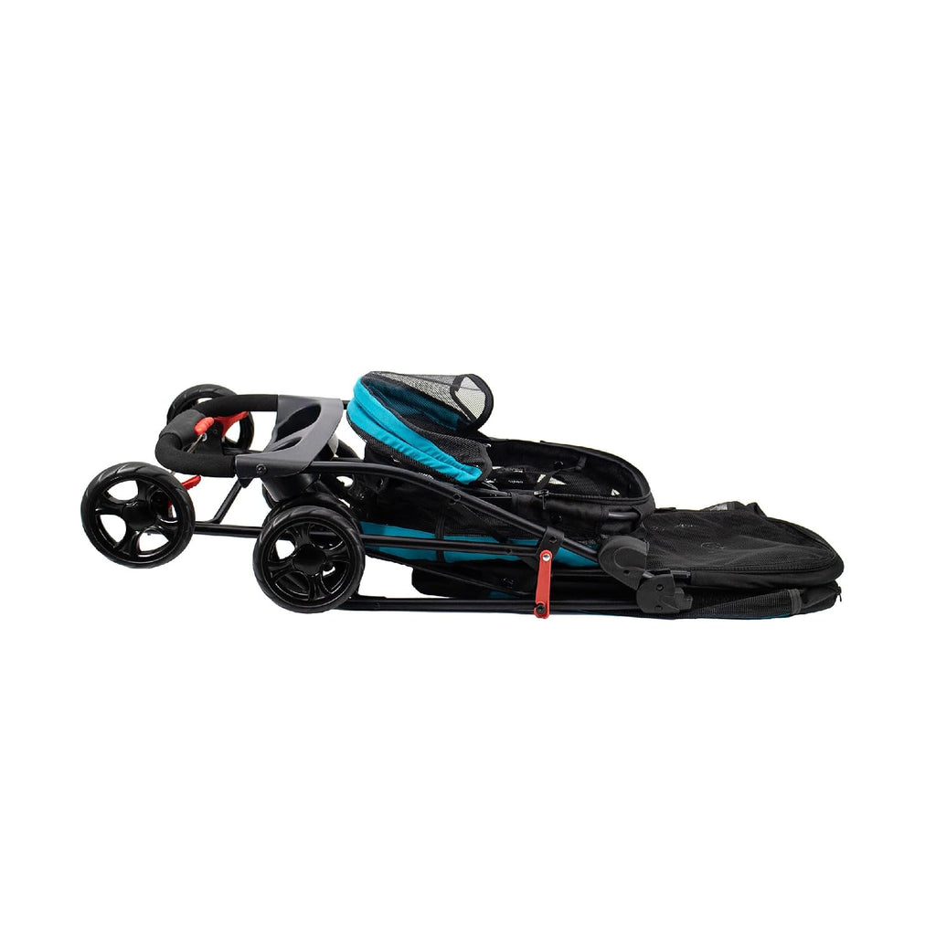 petique pet & pets double decker pet stroller, side view